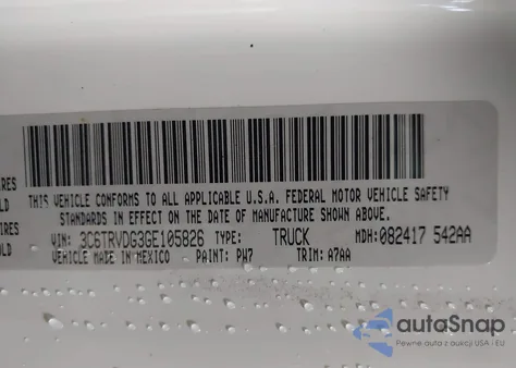 2016 Ram Promaster 2500 High Roof из США, поврежденный, VIN 3C6TRVDG3GE105826